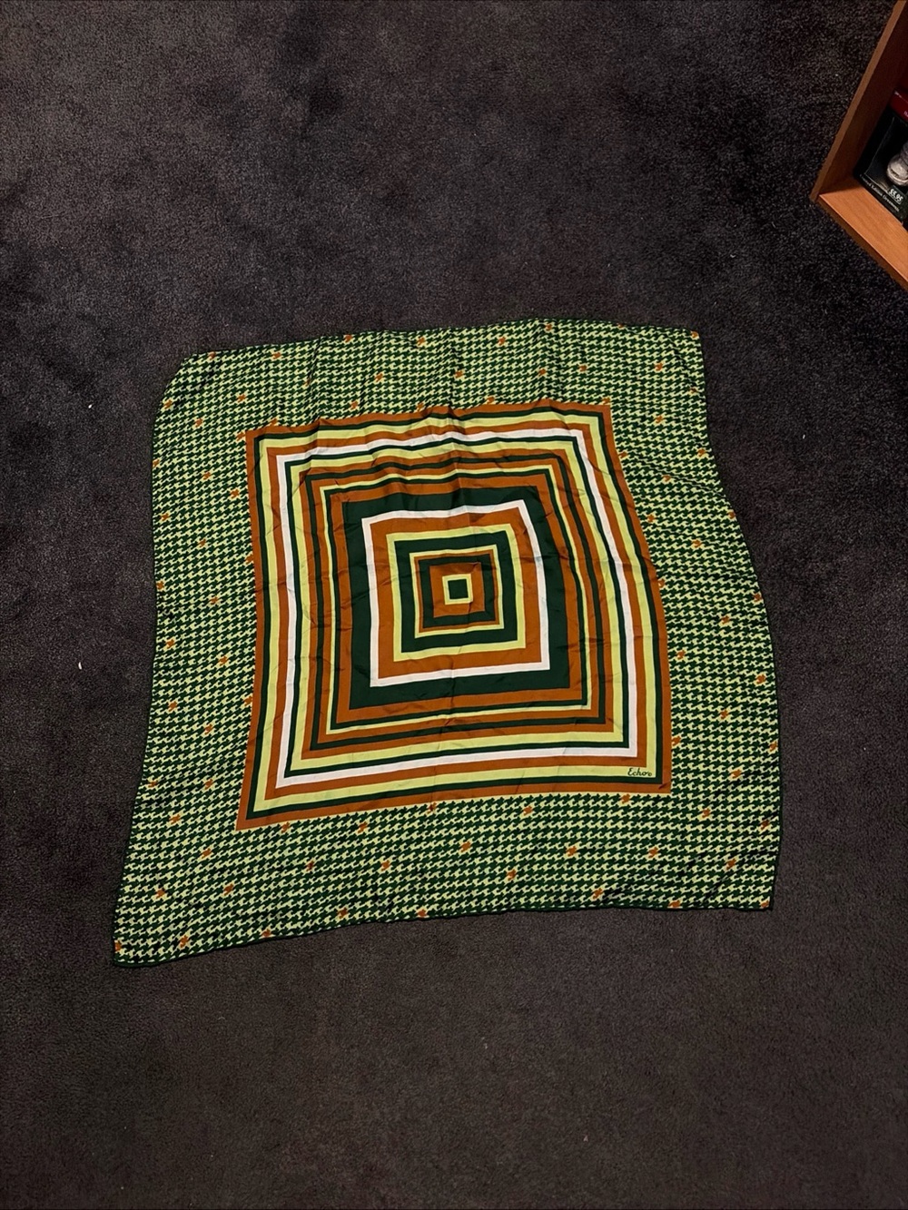 Vintage Scarf Echo 60s Vogue Style Fashion